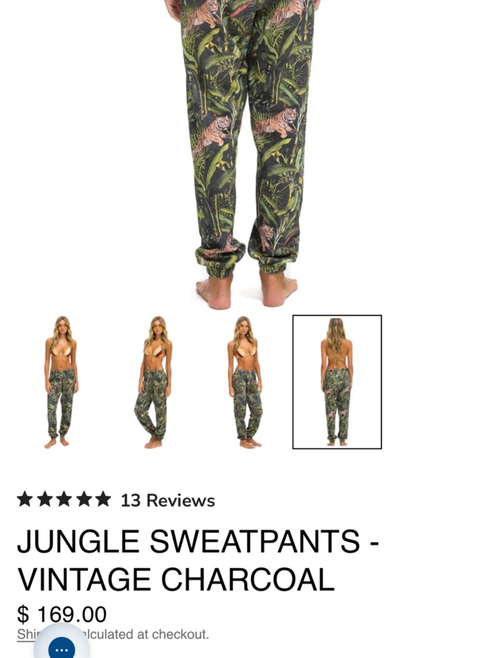 Aviator nation JUNGLE SWEATPANTS - VINTAGE CHARCOAL - Picture 9 of 9